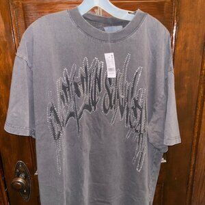 PacSun Handstyles Rhinestone T-Shirt XLG